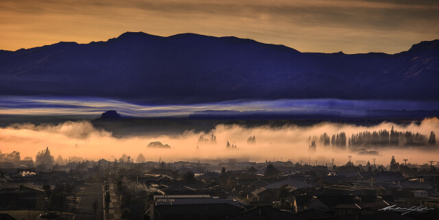 Fog Over Albert Town 
