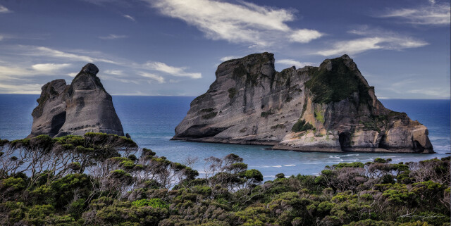 Archway Islands Wharariki Beach