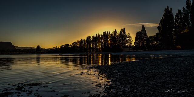Lake Wanaka, Sunset 
