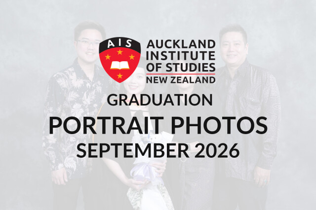 COMING FRIDAY Portrait Photos - AIS Graduation September 2026