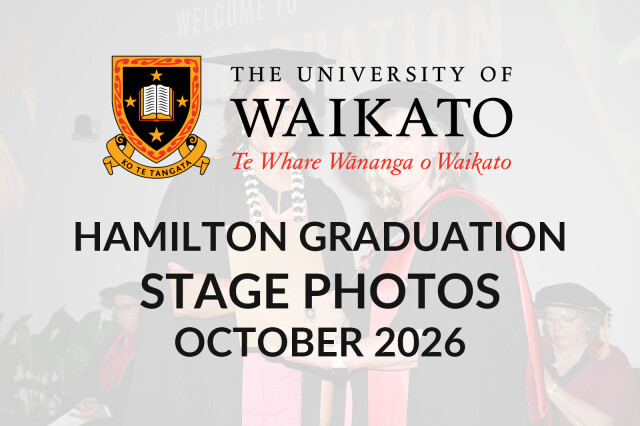 Stage Photos - Waikato Graduation October 2026