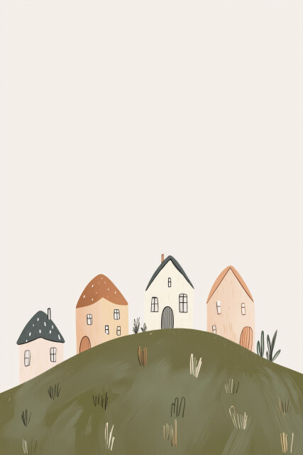 Houses on a Hill