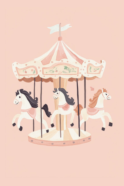Pastel Merry-Go-Round