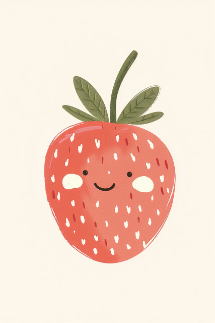 Strawberry on a summer evening