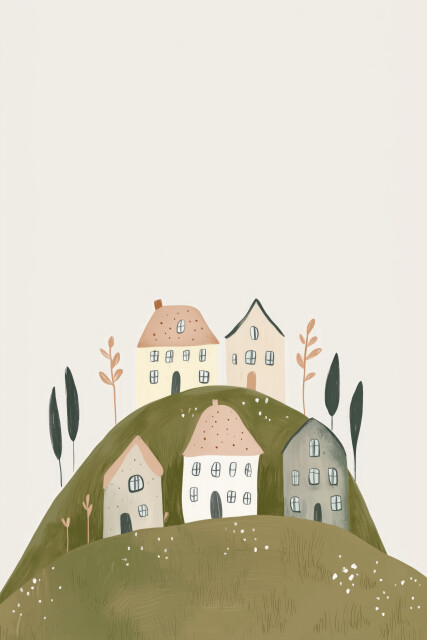 Houses on a Hill 2