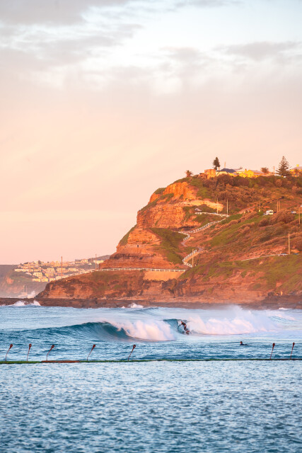Newcastle Beach Surfer