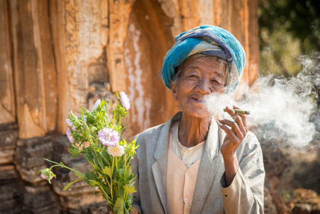 Temple Flower Lady