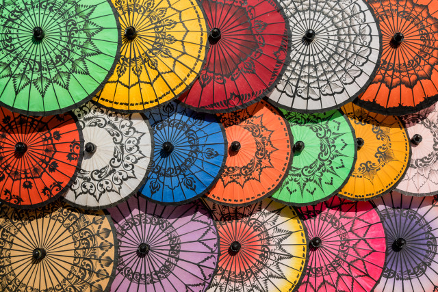 Painted Umbrellas