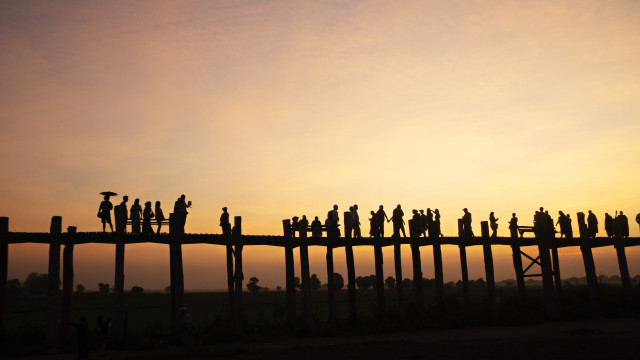 Silhouetted Bridge