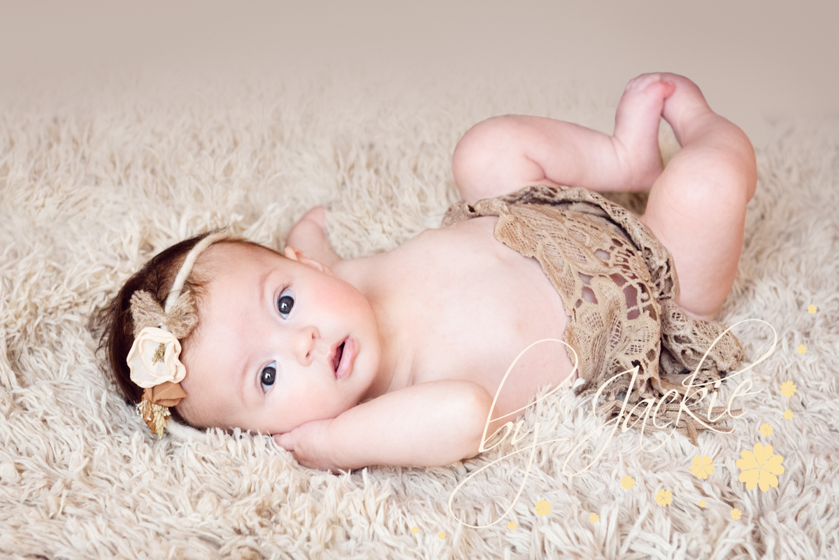 Beautiful 4 month old baby photograph by Babies By Jackie near Beverley, Pocklington and York