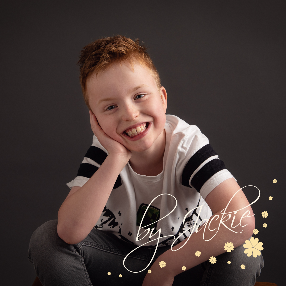 Portrait of a tween boy by Babies by Jackie