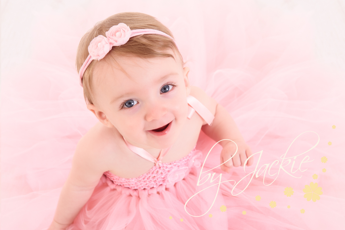 Pretty in pink - little girl in pink tutu dress