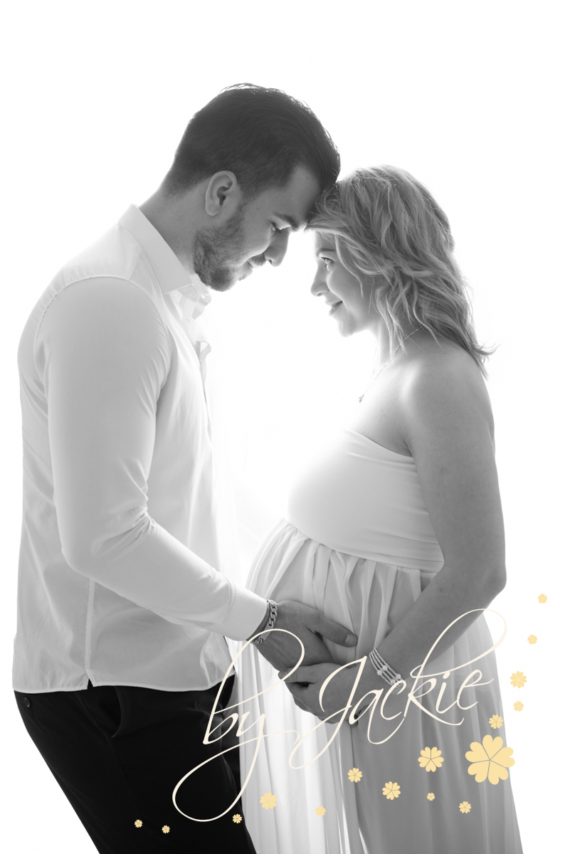 Backlit maternity portrait by Babies By Jackie Photography near York, Leeds, Harrogate, Beverley, Yorkshire, UK