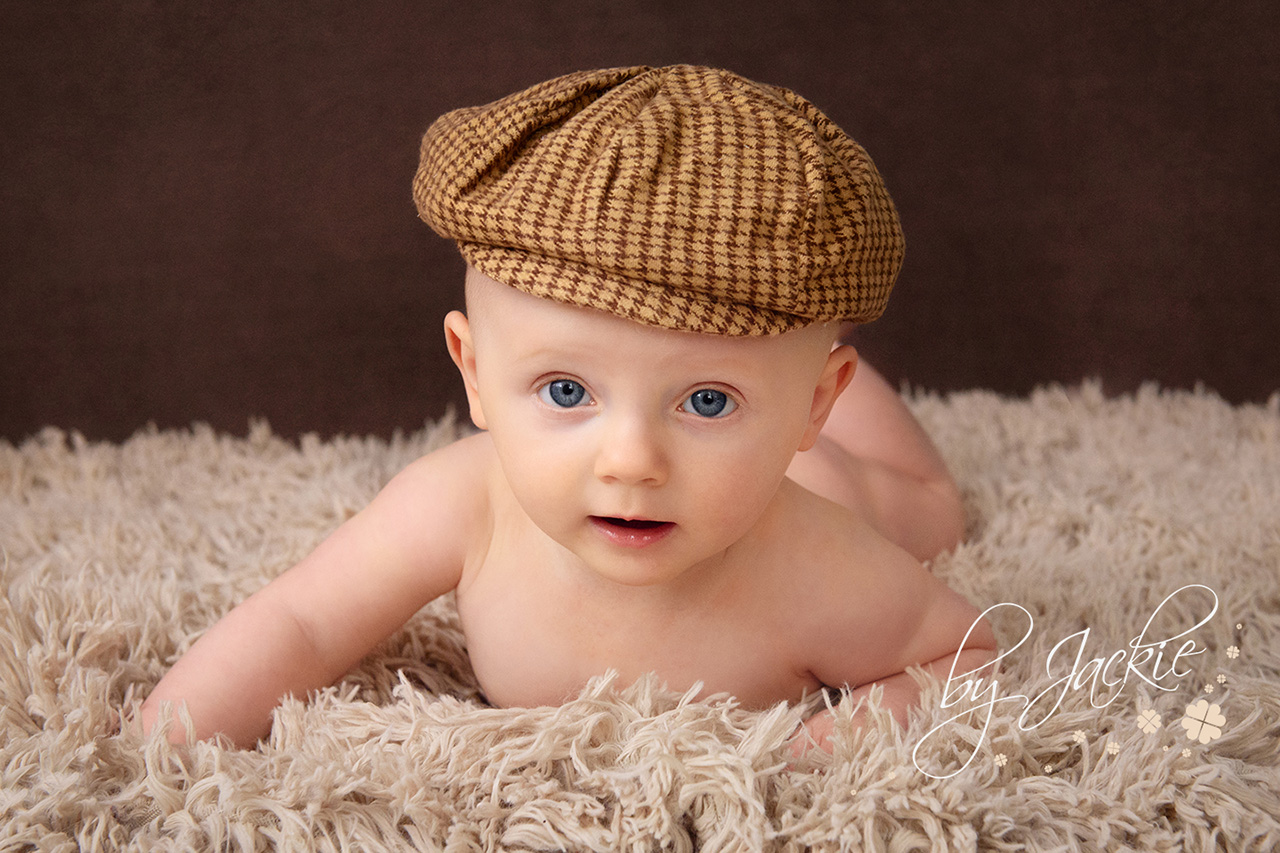 4 four month old baby boy milestone sitter photo session with Babies By Jackie Photography, specialist baby and child photographer in York, Leeds, Harrogate