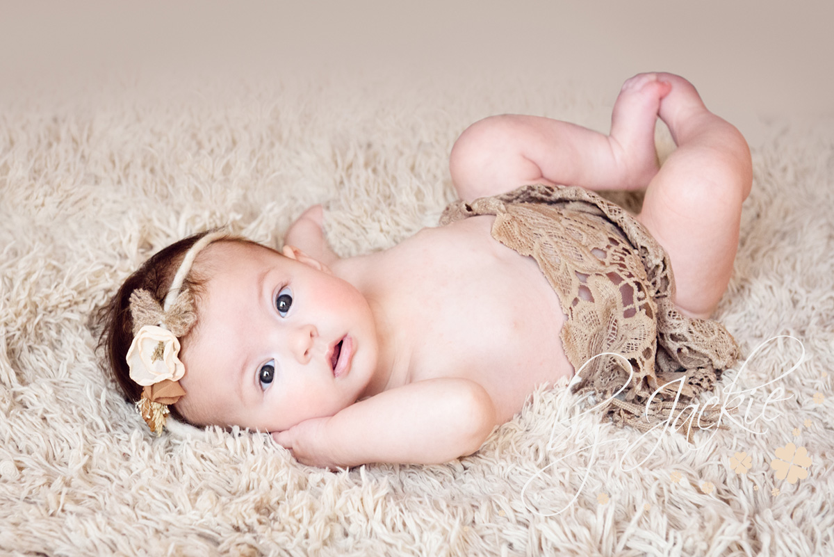 Beautiful 4 month old baby photograph by Babies By Jackie near Beverley, Pocklington and York