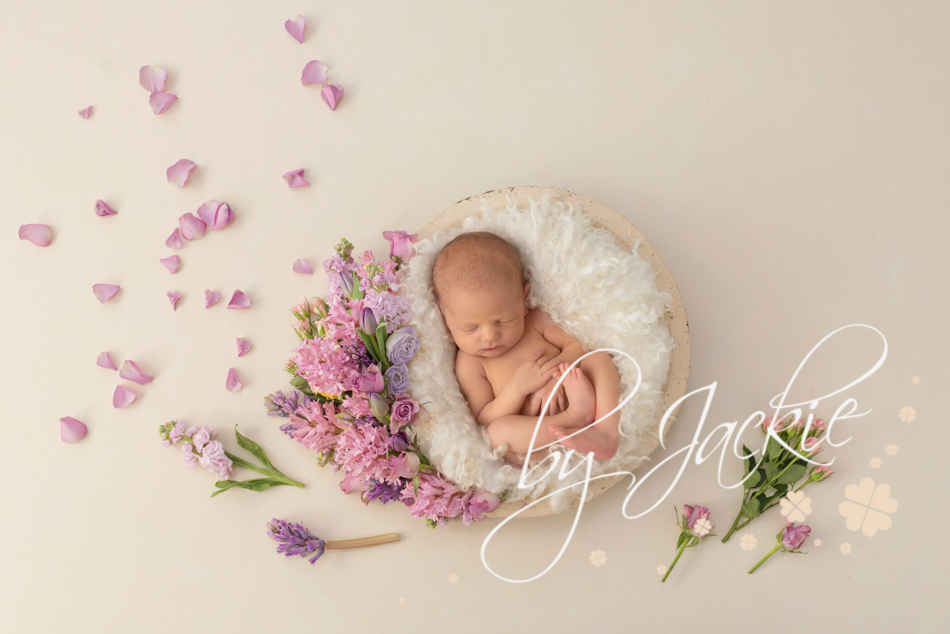 Newborn portrait session with Babies By Jackie Photography Yorkshire