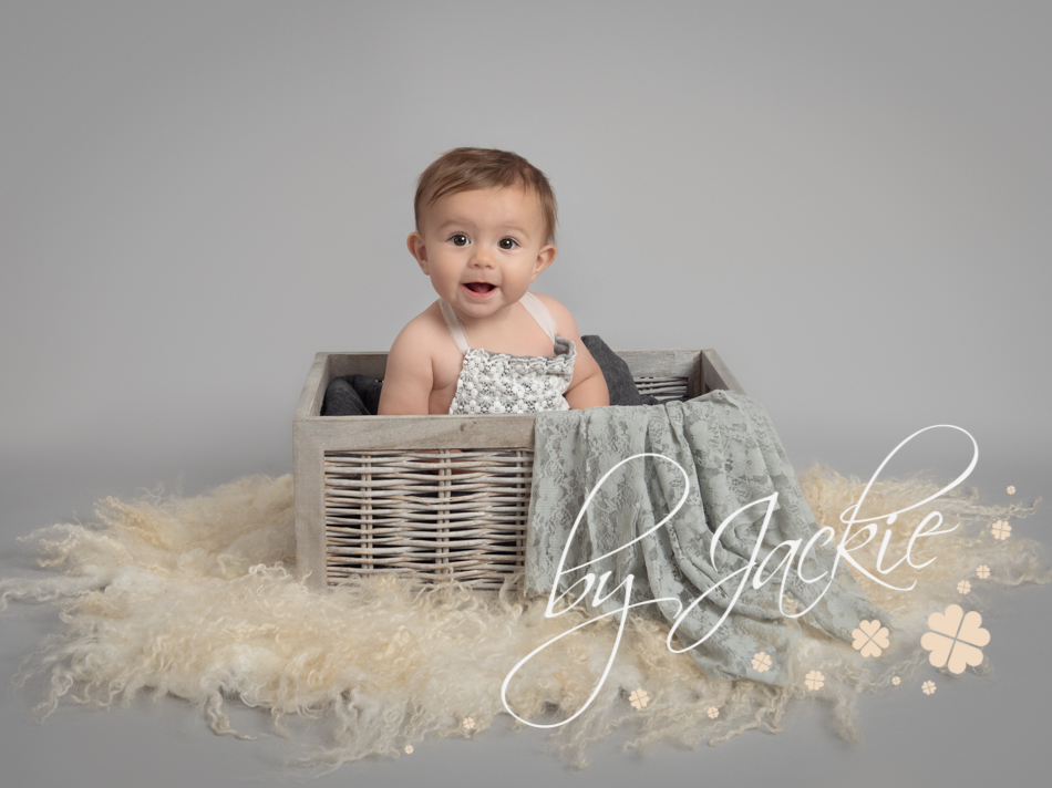 beautiful sitting baby portrait from milestone sitter photo session with babies by jackie photography, york leeds harrogate wetherby beverley baby photographer