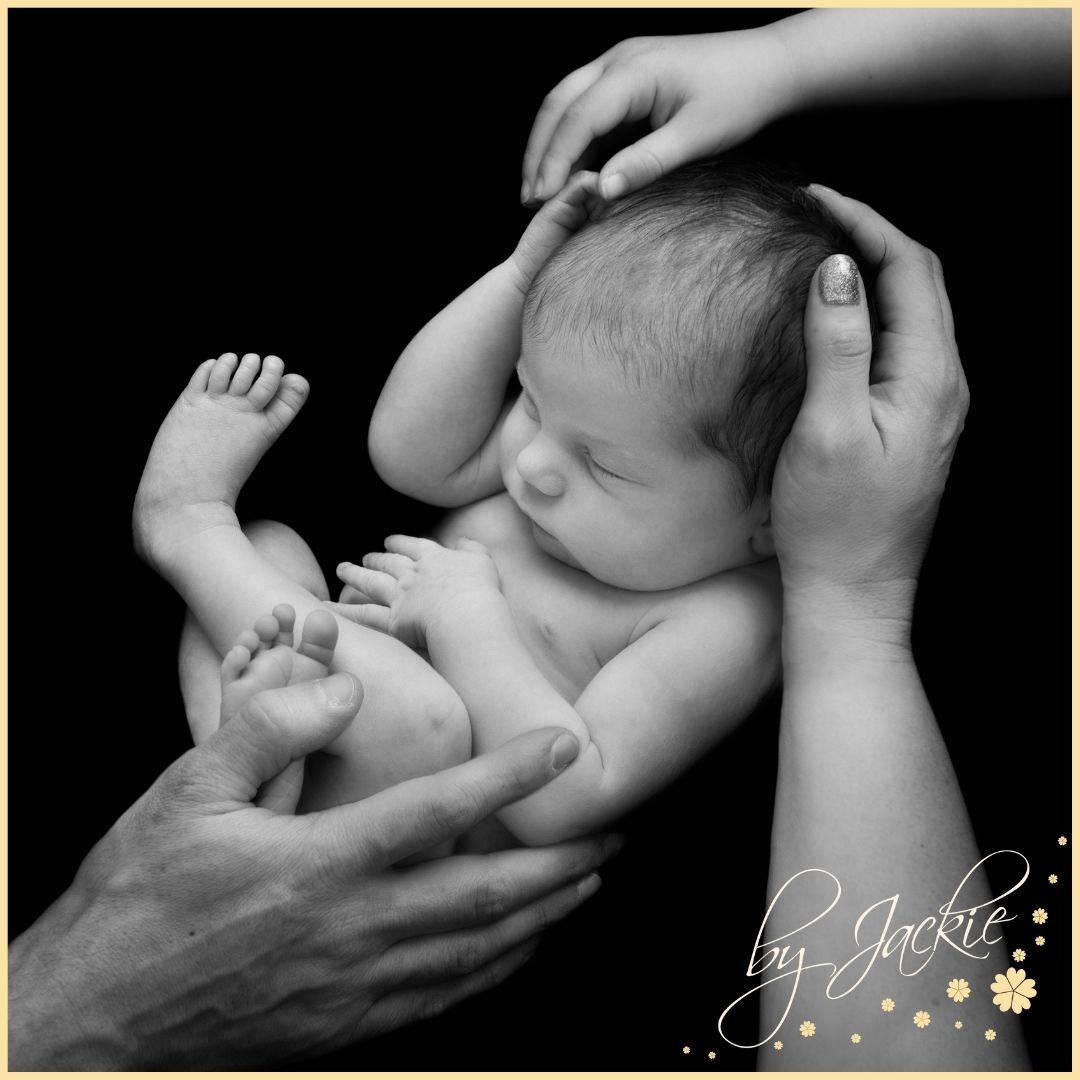 Baby in hands