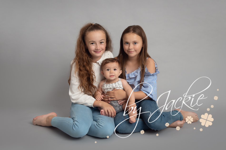 gorgeous family portrait from milestone sitter photo session with babies by jackie photography, york leeds harrogate wetherby beverley baby photographer