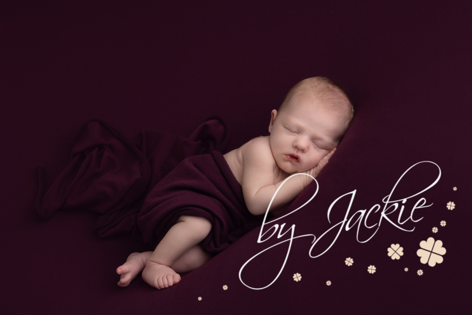 newborn baby girl photographed by babies by jackie, yorkshire, uk