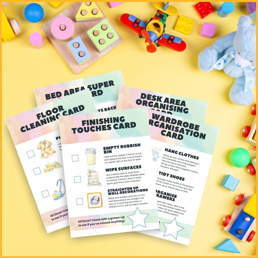 Free Tidy Up Cards