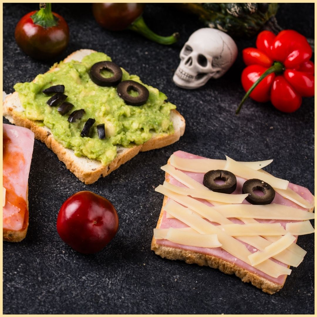 Spooky Halloween Sandwiches