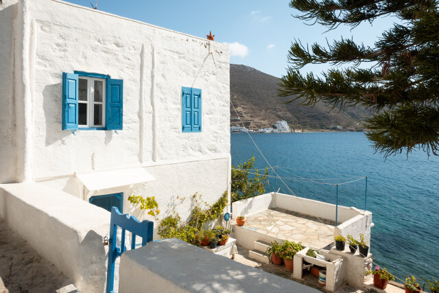 Blue Shutters / Greece