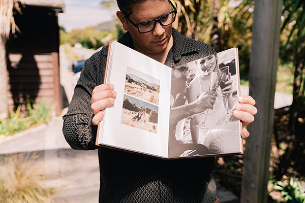 Photo of Rob Calvert with Photo Album
