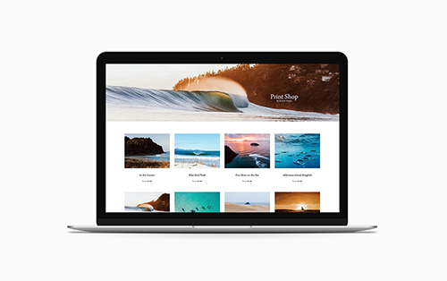 Picture of Jackson Brights Photography's example website built in Workspace
