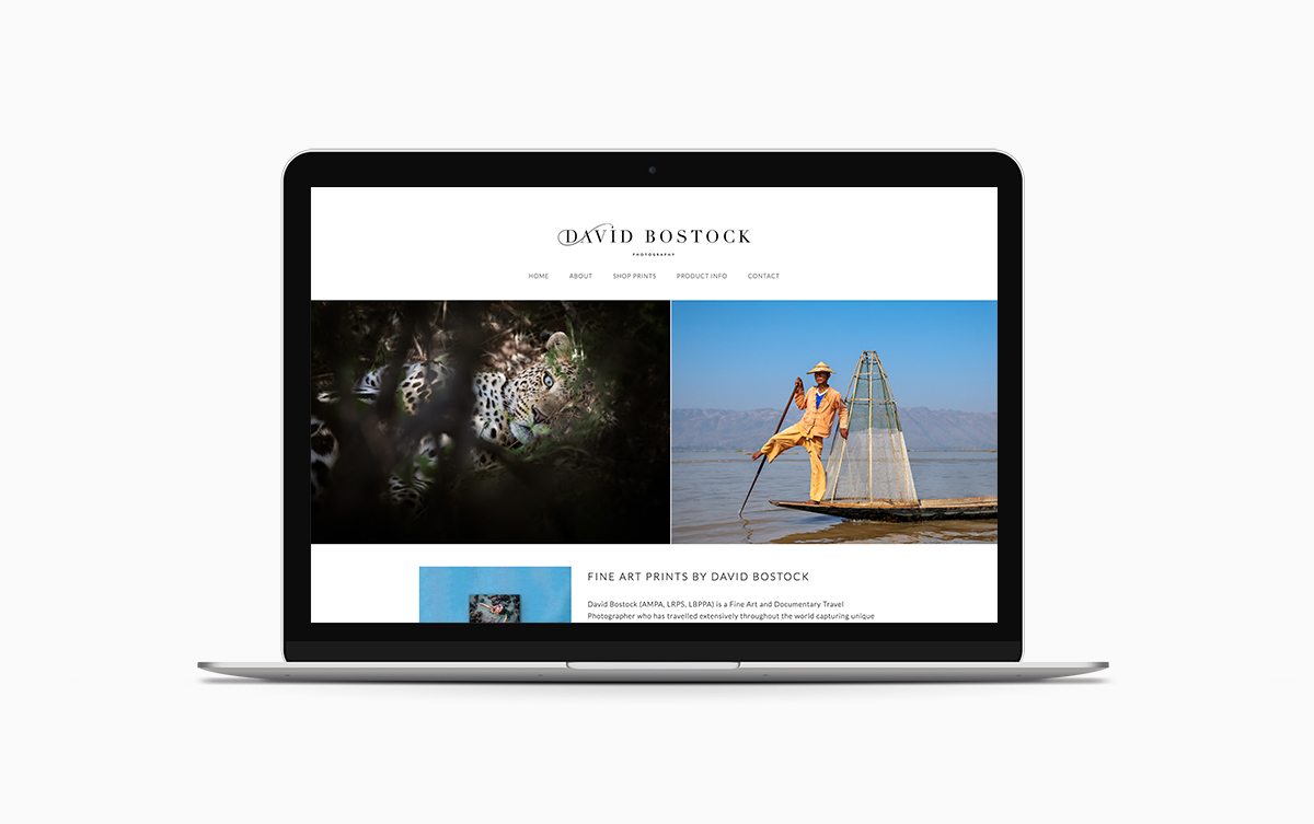 Print Shop Example David Bostock Photography