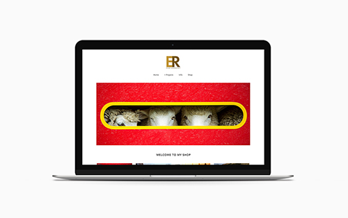 Picture of Elise Rutherfords example website built in Workspace