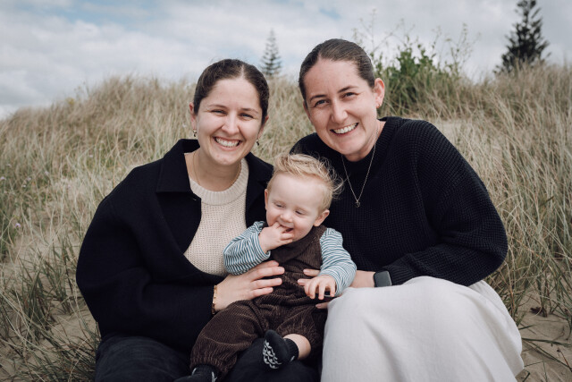 Rachael and Alysha Family