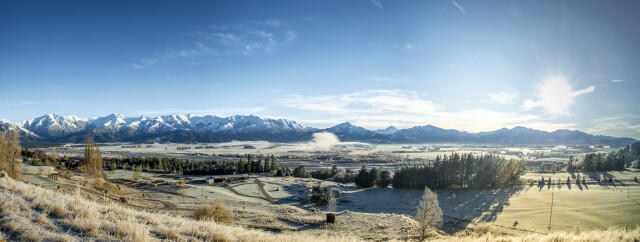 Winter Panorama Hanmer Springs
