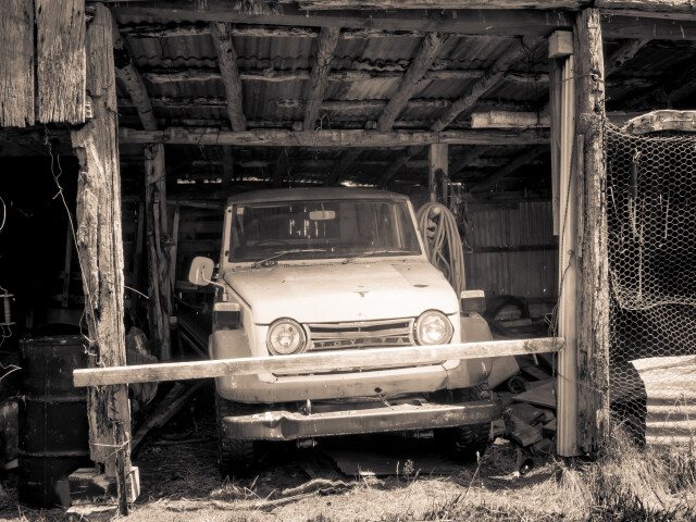 Barn Find - Sepia