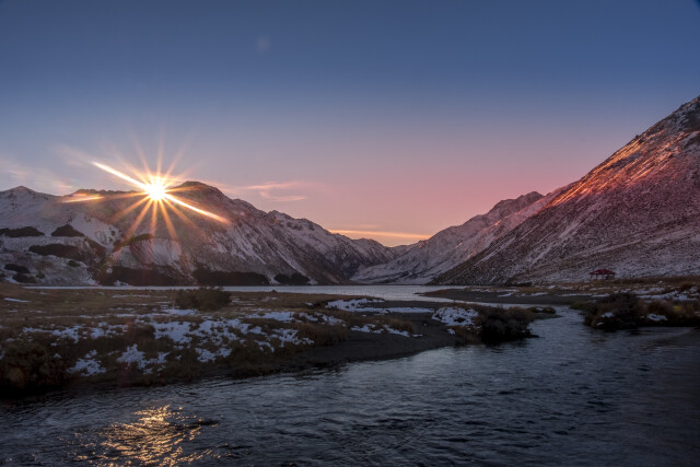 Sunset Lake Tennyson