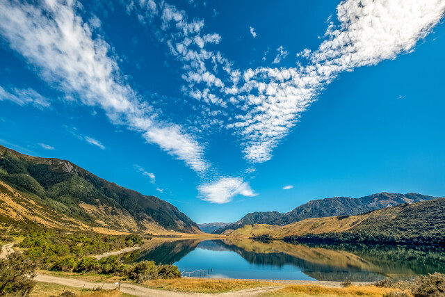 Lake Taylor and clouds