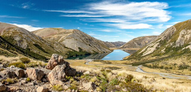 Lake Tennyson summer scene