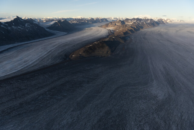 Looking into the Bagley Icefield - Alaska
