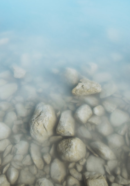 Glacial water of Mueller Lake