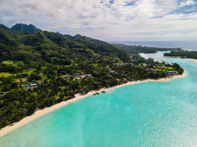 Muri Lagoon Aerial
