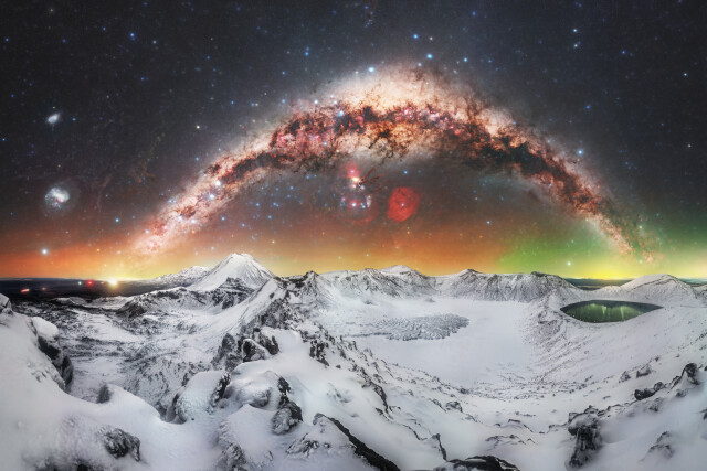 Milky Way over Tongariro National Park