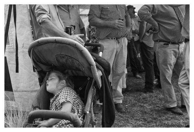 Near the beer tent, Hawarden A&P show, North Canterbury