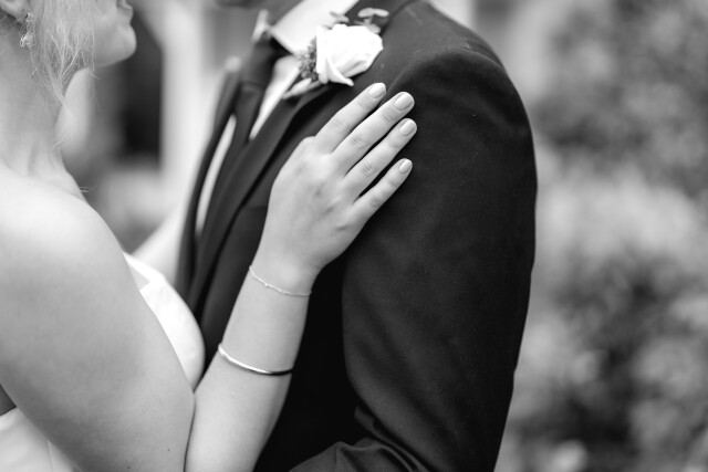 Jackie & Nathan B&W