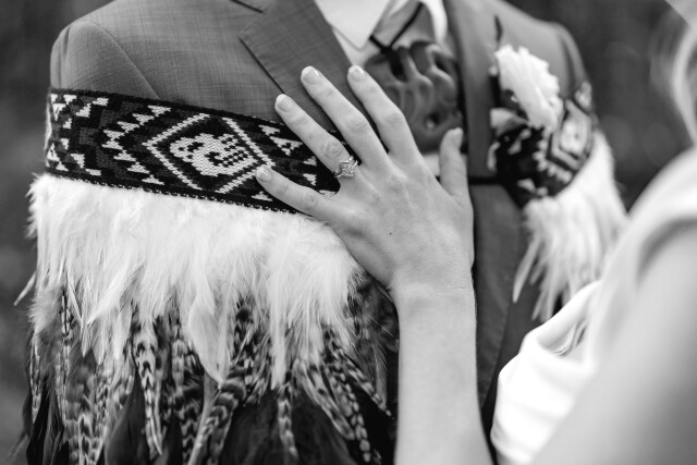 Shannon & Lance Wedding B&W