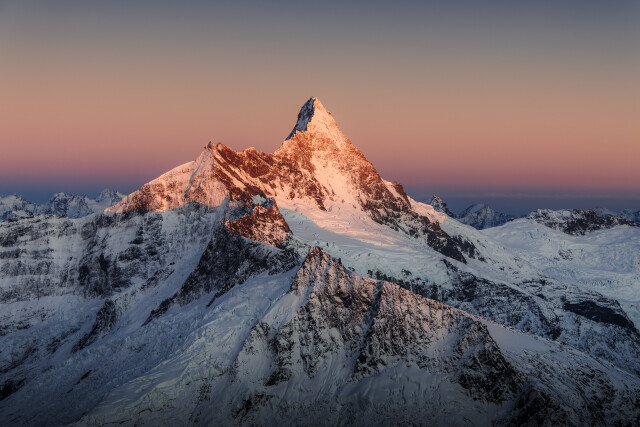 Alpenglow: Mt Aspiring