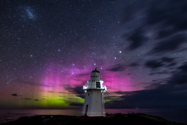 Waipapa Lighthouse Aurora