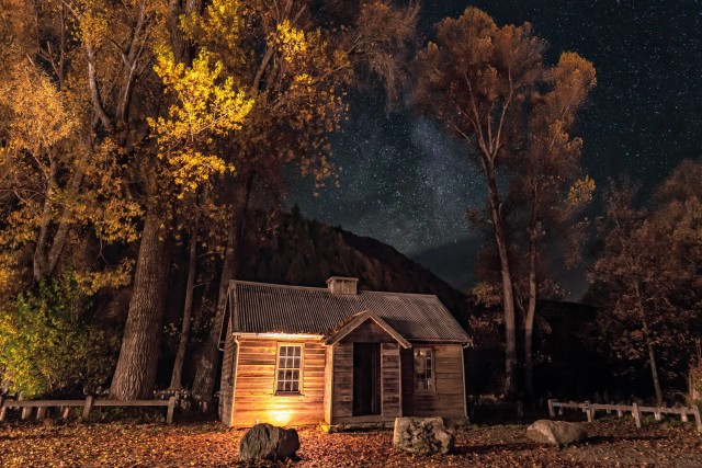 Milkyway over the Old Police Station 