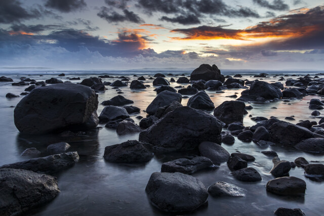 Rocky shoreline