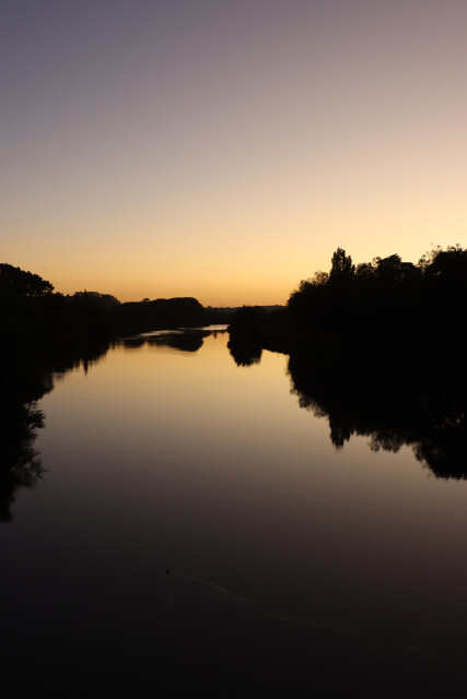Whanganui River taken from Upokongaro Cycle Bridge, Whanganui