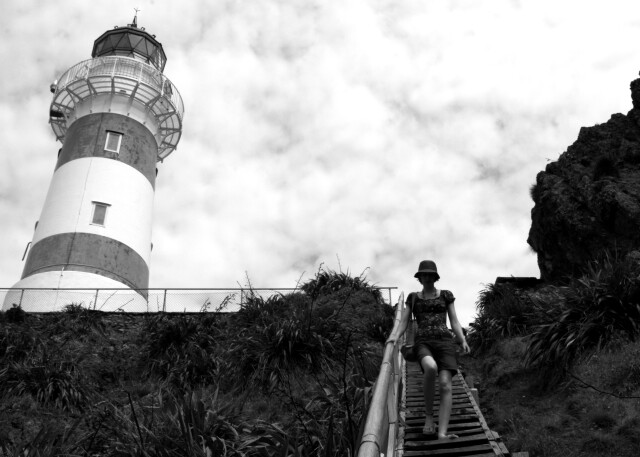 Cape Palliser lighthouse, Wairarapa, North Island, New Zealand
